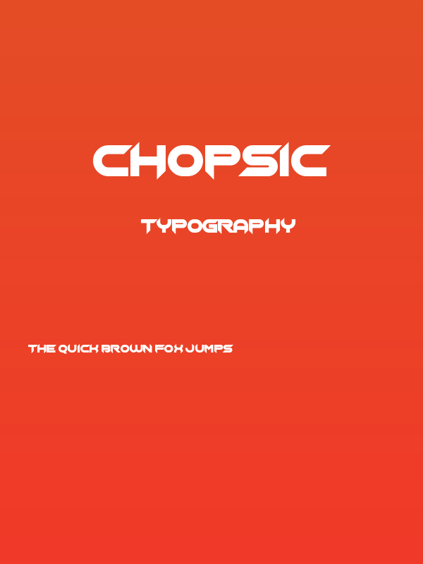 Chopsic Poster