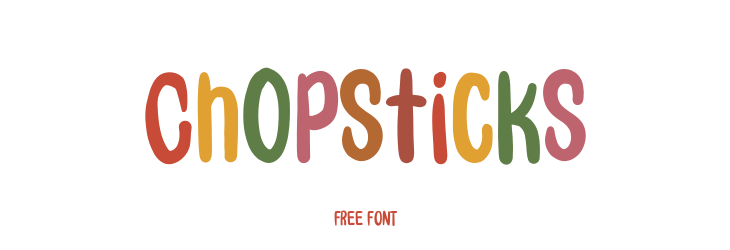 Chopsticks Font Preview