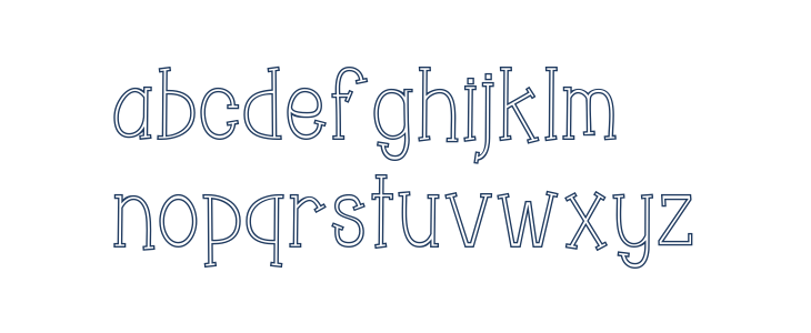 Chopyor Hollow Lowercase