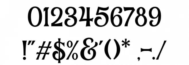 ChordBrightsDEMO Font OTHER CHARS