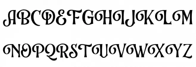 ChordBrightsDEMO フォント 大文字