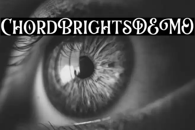 ChordBrightsDEMO Font examples