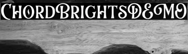 ChordBrightsDEMO Font examples