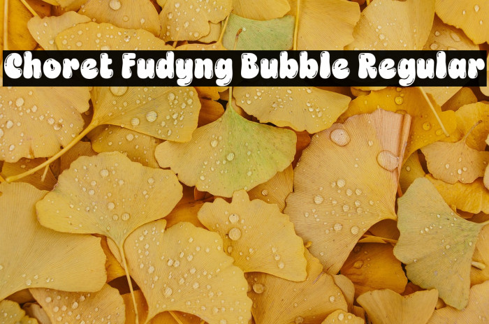 Choret Fudyng Bubble Regular Example 2