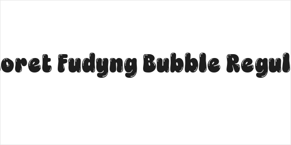 Choret Fudyng Bubble Regular Logo