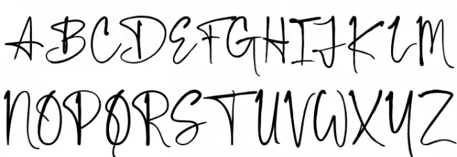 Chorettan-Regular Schriftart Groß