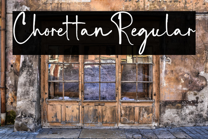 Chorettan-Regular Example 1