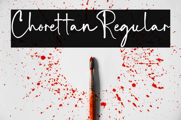 Chorettan-Regular Example 3