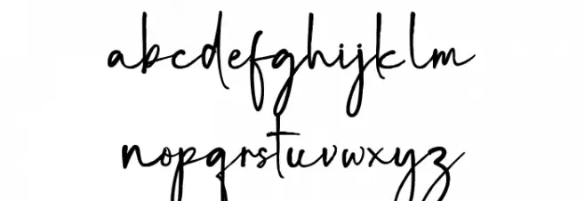 Chorettan-Regular Font LOWERCASE