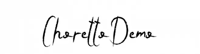 Choretto Demo  Fuentes Gratis Descargar