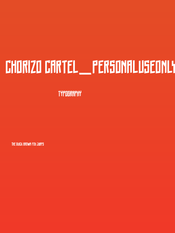 Chorizo Cartel_PersonalUseOnly Poster