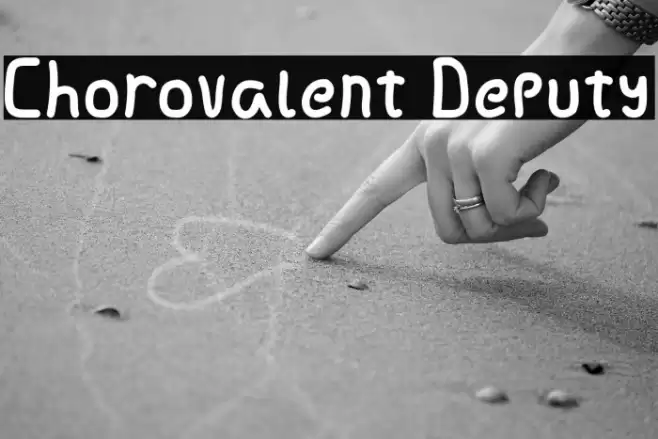 Chorovalent Deputy Font examples