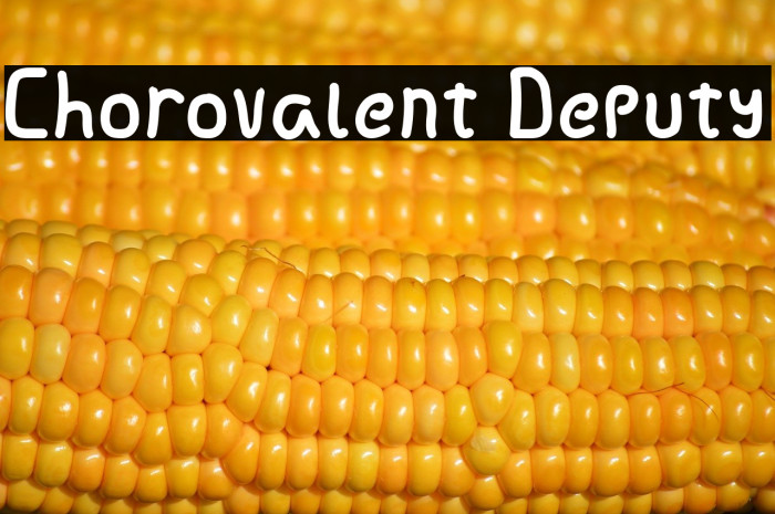 Chorovalent Deputy Example 2