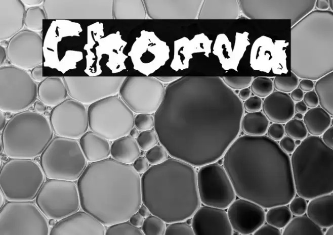 Chorva Font examples