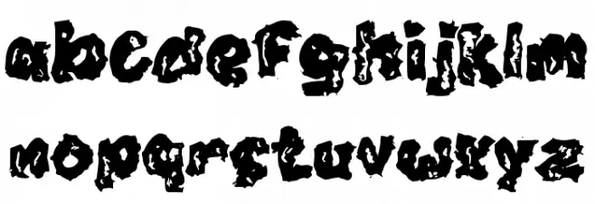 Chorva Font LOWERCASE