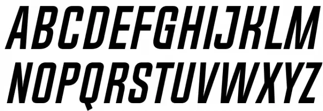 Chosence Bold Italic Fonte MAIÚSCULAS
