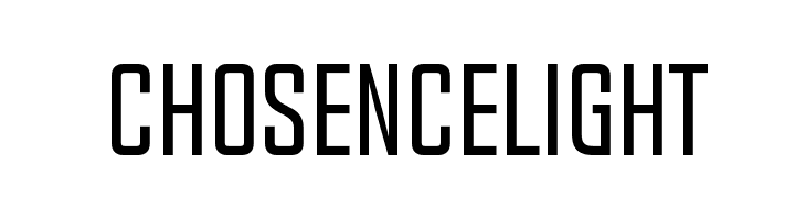 Chosence Light  Descarca Fonturi Gratis