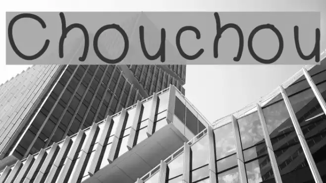 Chouchou Font examples