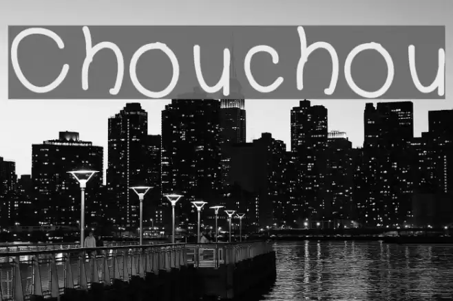 Chouchou Font examples