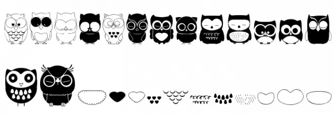 Chouette alors Schriftart Groß