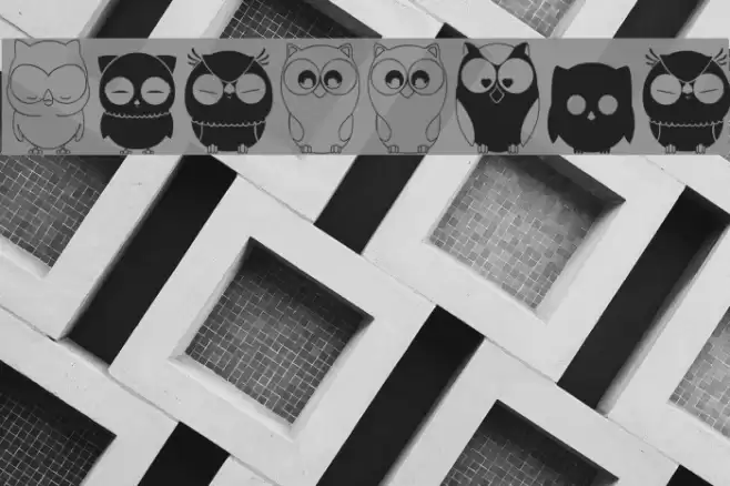 Chouette alors Font examples