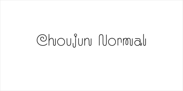 Choujun Normal Logo