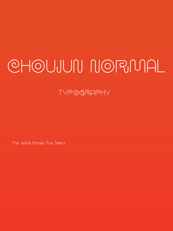 Choujun Normal Poster