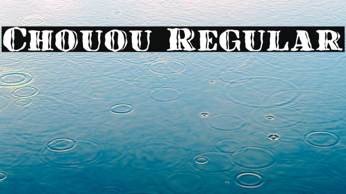 Chouou Regular Example 1