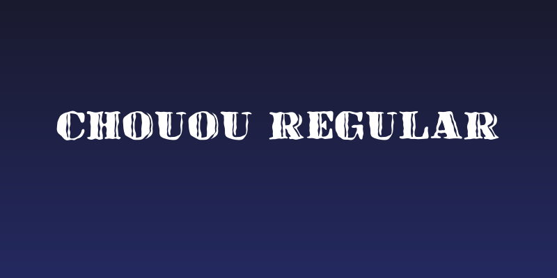 Chouou Regular Social Header