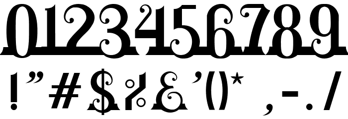 Chouphie Font OTHER CHARS