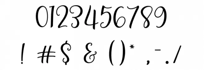 Chourush Font OTHER CHARS