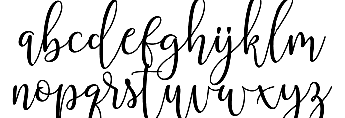 Chourush Font LOWERCASE