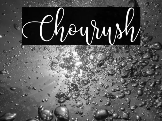 Chourush Font examples