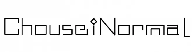 Chousei Normal  免费字体下载