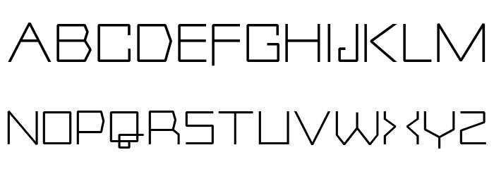 Chousei Normal Font Litere mari