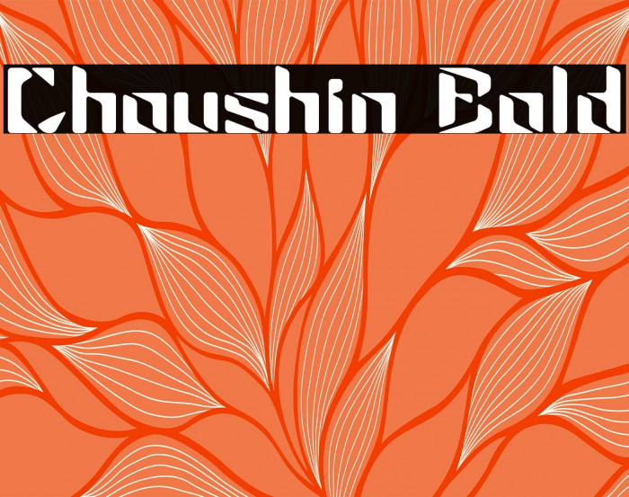 Choushin Bold Example 1