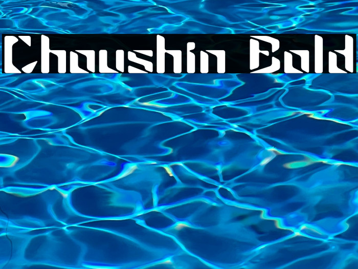 Choushin Bold Example 3