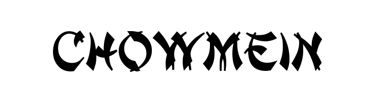 ChowMein Font