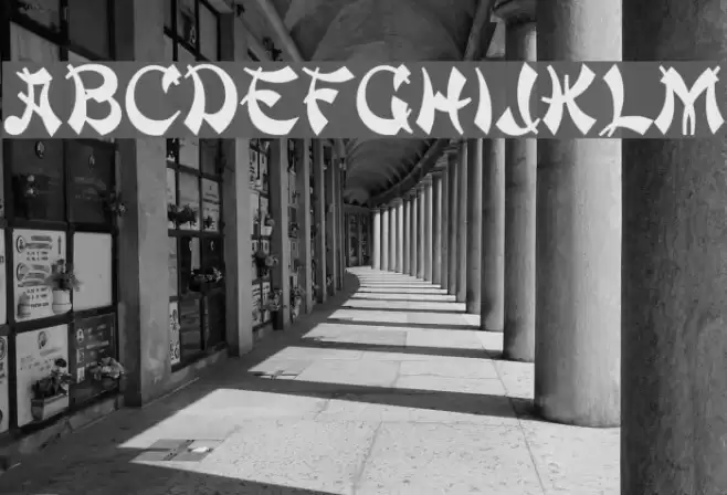 ChowMein Font examples