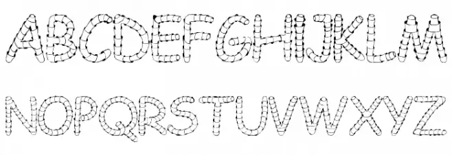 Chowes Schriftart Groß