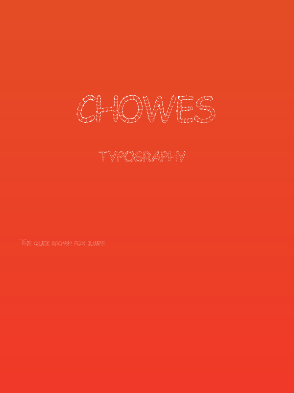 Chowes Poster