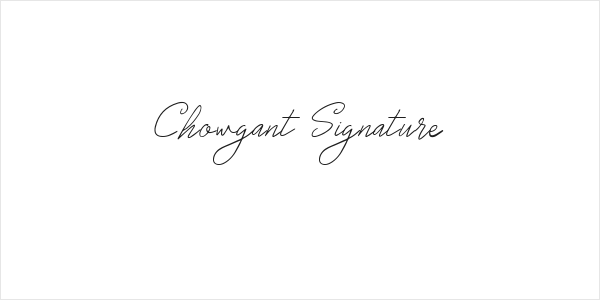 Chowgant Signature Logo