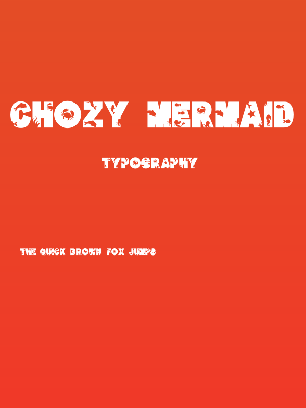 Chozy mermaid Poster