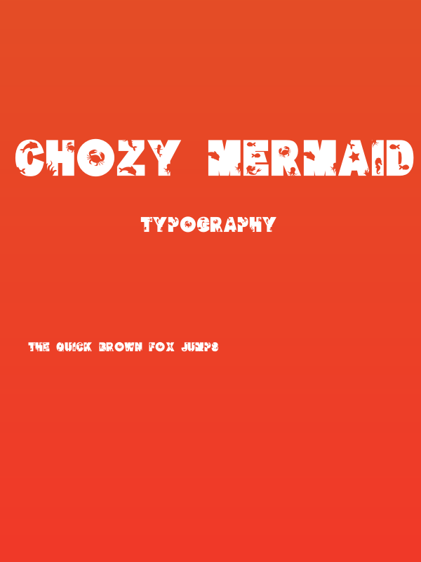 Chozy mermaid Poster