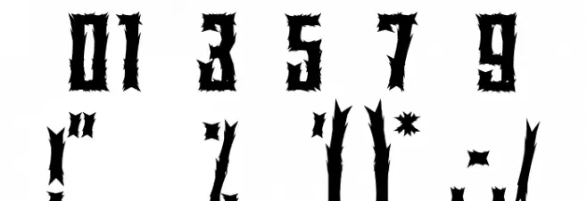 Chratos Font OTHER CHARS