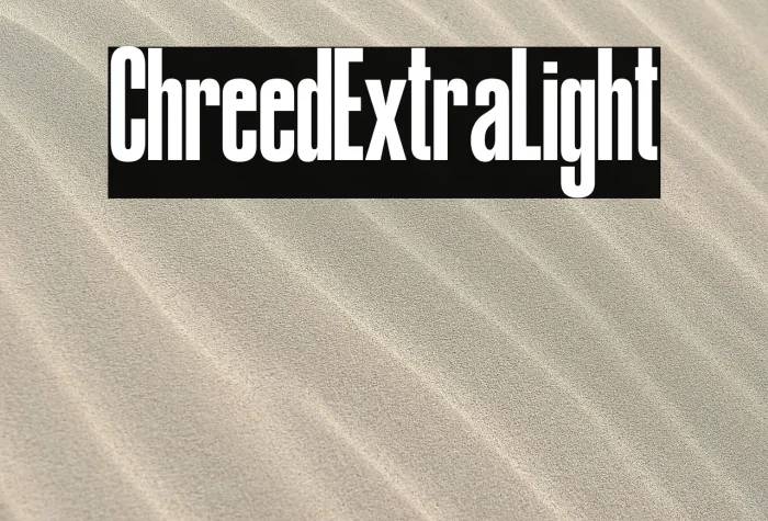 Chreed Extra Light Example 1