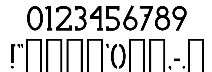 ChremselSerif-Bold Font OTHER CHARS