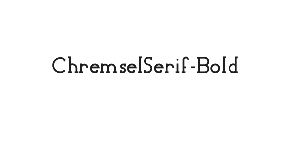 ChremselSerif-Bold Logo