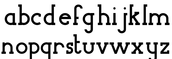 ChremselSerif-Bold Font LOWERCASE