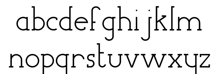 ChremselSerif-Regular Font LOWERCASE